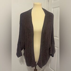 Barefoot Dreams CozyChic Lite Ribbed Shrug Cardigan Dolman Sleeve Size S / M